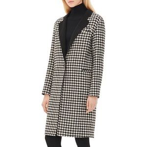 Sandro Morane Houndstooth coat